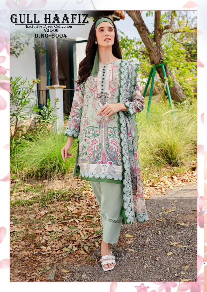 Gull Haafiz Vol 6 By Nand Gopal Cotton Pakistani Dress Material Wholesale Shop In Surat
